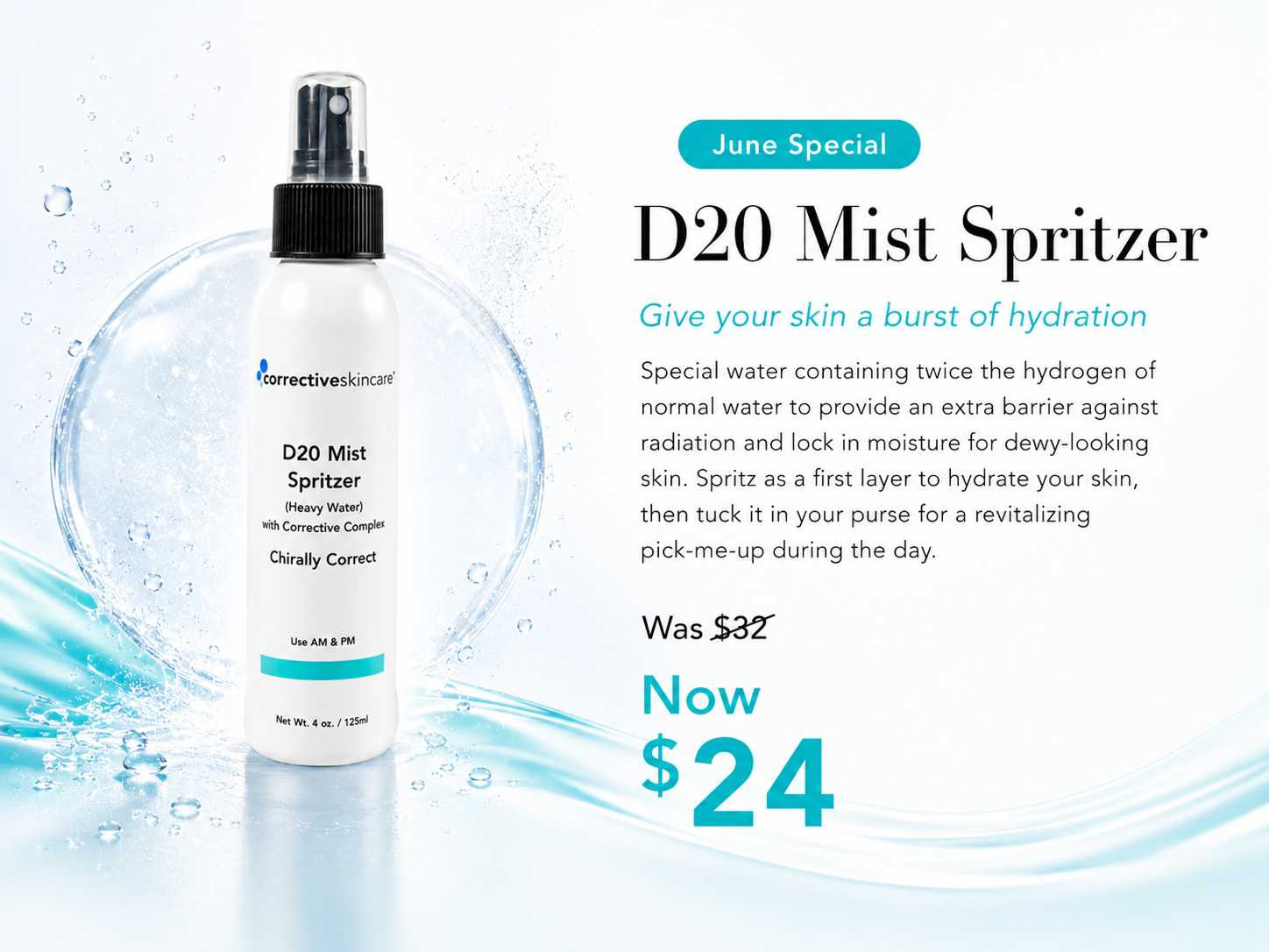 D20 Mist Spritzer June Special - Was $32 Now $24